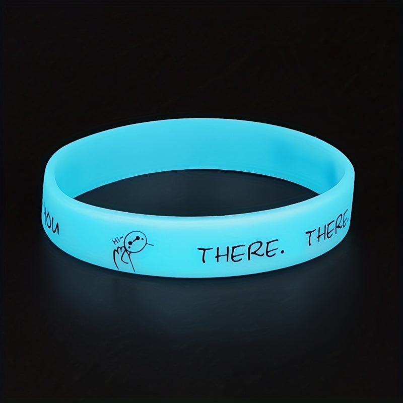 Sporty Style Rubber Wristbands for Teens