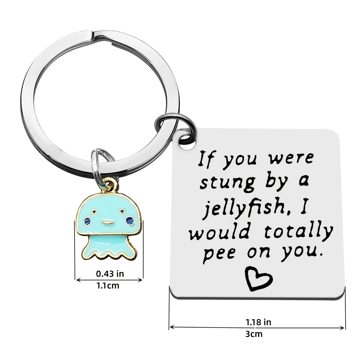 True Friendship Keychain Teen Jewelry Gift Funny Friendship Gift