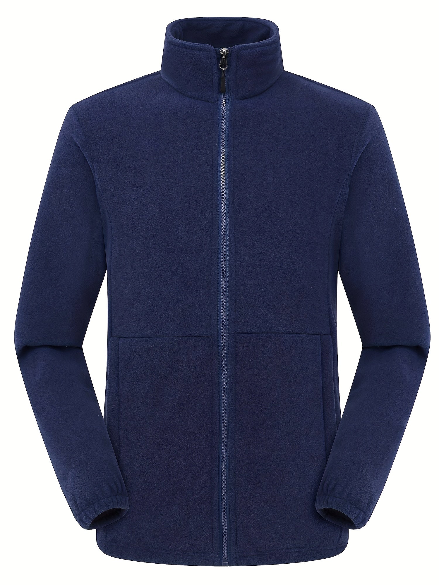Men's Fleece Jacket Thermal Stretchable Zip Up Winter Coat