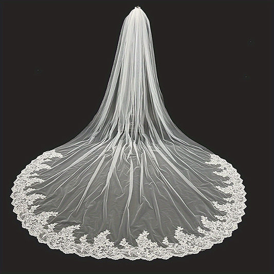 Baroque Wedding Veil Cathedral Long Veil