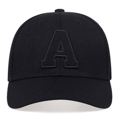 Men's A Letter Patch Baseball Cap