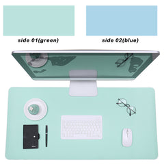 Double Side PU Mouse Pad Desk Mat 5 Colors