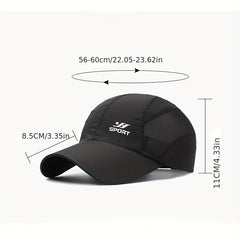 Men's Outdoor Sports Hat Quick Drying Breathable Baseball Cap