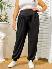  Solid Tummy Control High Rise Joggers
