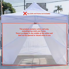 Sunshade Curtain for 25 Pop up Canopy
