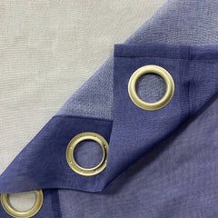 Gradient Sheer Grommet Curtains for Home Decor