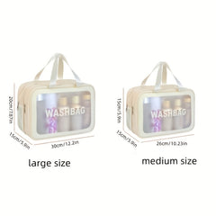 Waterproof Travel Toiletry Bag Translucent Makeup Bag