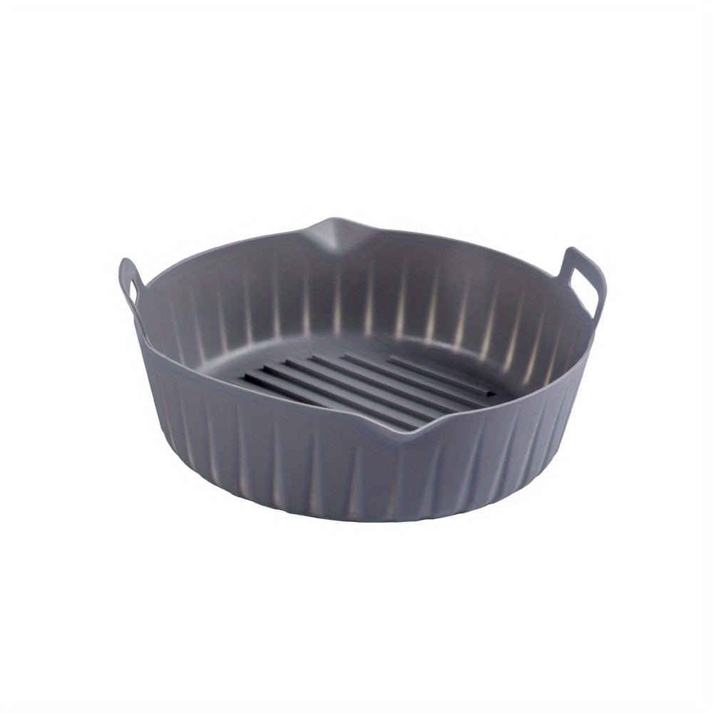 1pc Silicone Air Fryer Liner 18 01cmx5 Heat Resistant Reusable Air Fryer Liners