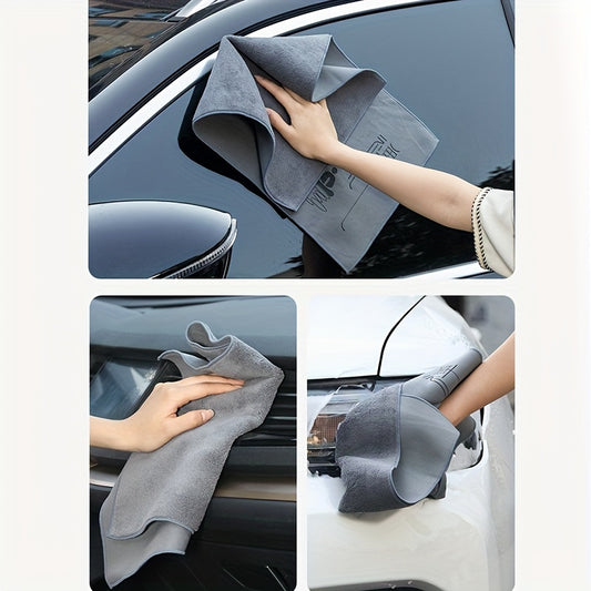 Double Layer Car Towel Strong Absorption No Shedding Coral Velvet Wash Towel