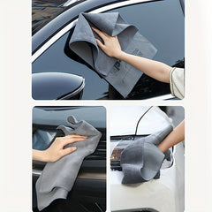 Double Layer Car Towel Strong Absorption No Shedding Coral Velvet Wash Towel