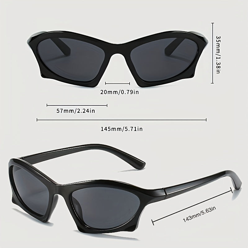 Men's Y2K Sunglasses for Street Photography Holiday Party