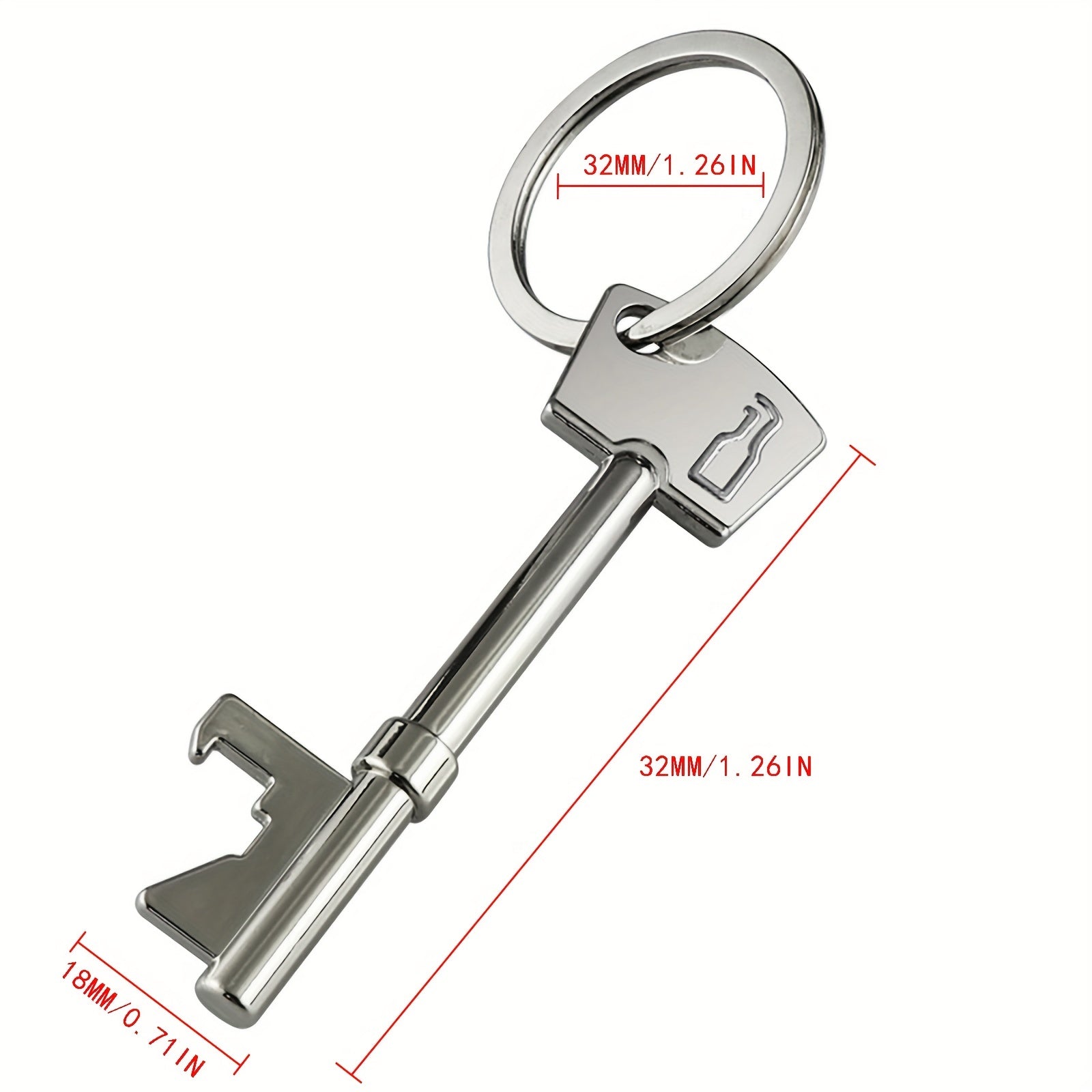 Multi-functional Keychain Bottle Opener