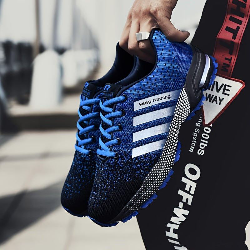 Men's Breathable Running Shoes, Shock Absorption, Non Slip Sneakers
