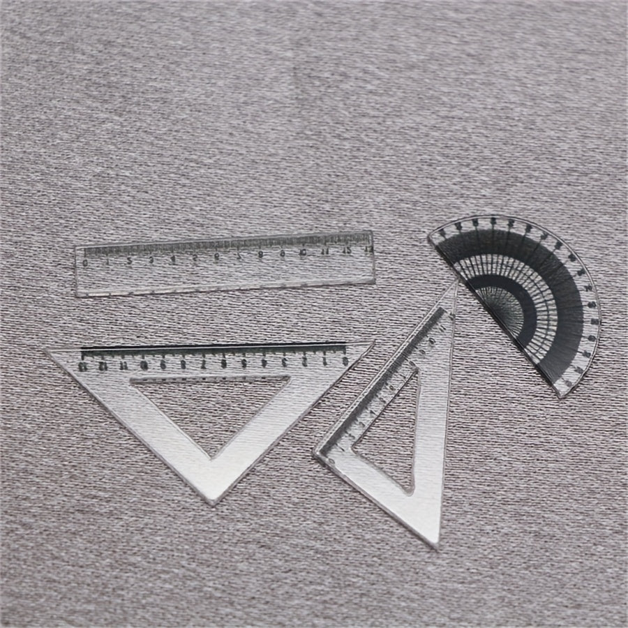 Dollhouse Plastic Ruler Model Accessories Realistic Learning Supplies