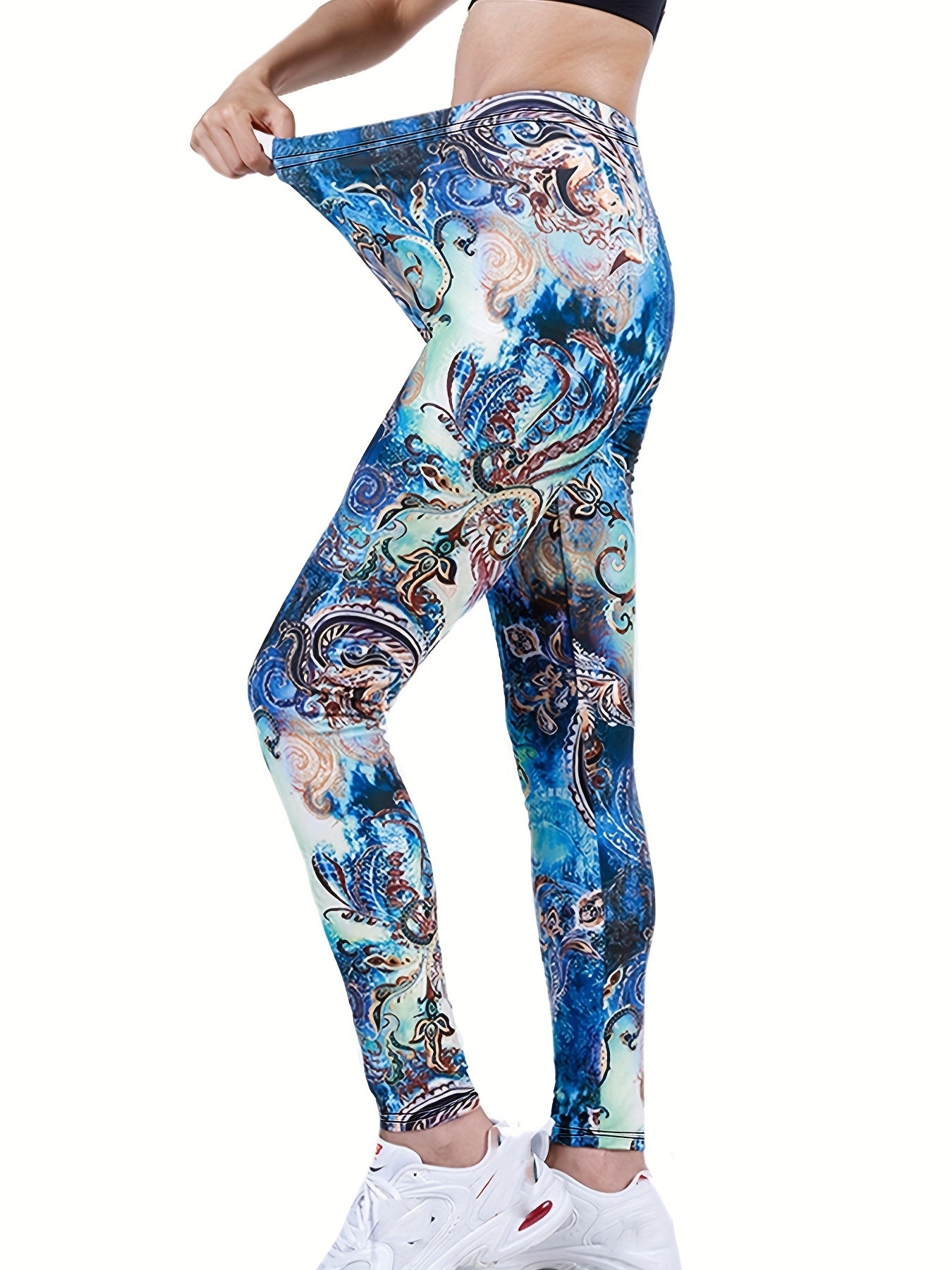 Vintage Hollow Ghost Print Comfortable Pants