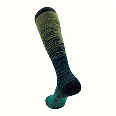 Men's Gradient Crew Socks Quick Dry Soft Breathable
