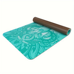 Elephant Printed Non Slip Yoga Mat Soft Fitness Mat For Home Exercise
