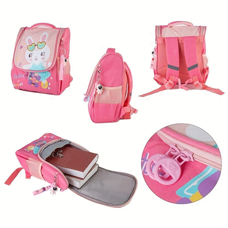 Kids Rabbit Astronaut Kindergarten Backpack Lightweight Boys Girls Travel Bag