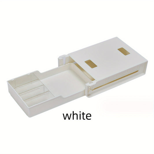 Hidden Pen Box Table Drawer Wall-mounted Desktop Stationery Box