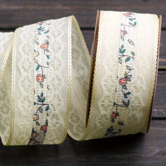 1 Meter Hollow Lace Floral Fabric DIY Bow Hair Accessories Lace