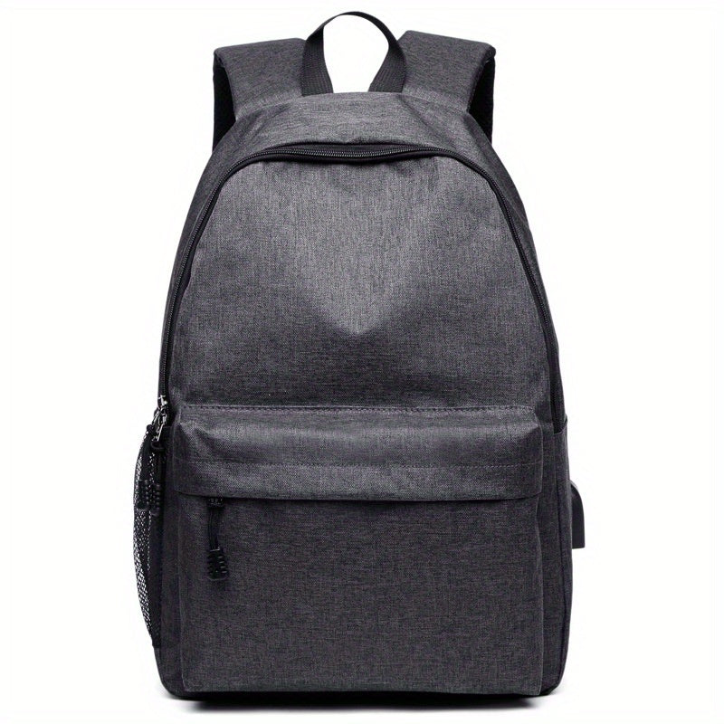 Large Capacity Backpack With USB Waterproof School Bag Travel Hiking Knapsack