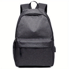 Large Capacity Backpack With USB Waterproof School Bag Travel Hiking Knapsack
