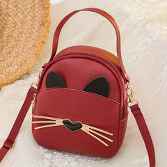 Cartoon Cat Backpack Coin Purse - Holiday Gift For Boys And Girls