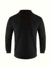 Men's Zipper Stand Collar Cardigan Warm Jacket