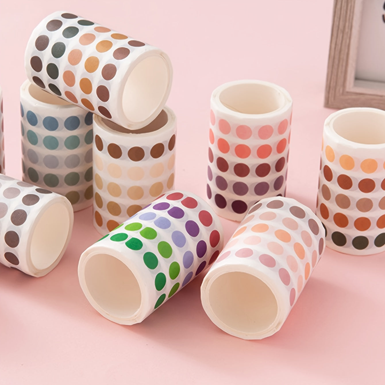 Colorful Polka Dot Sticker Tape Paper Sticker