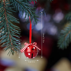 3pcs Christmas Bell Decorations Santa Claus Ornaments Xmas Decors