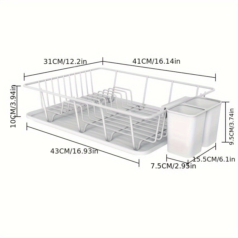 Kitchen Sink Countertop Drain Bowl Rack Dish Storage Rack