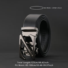 Automatic Buckle Belt Casual Men's Business Leather Belts