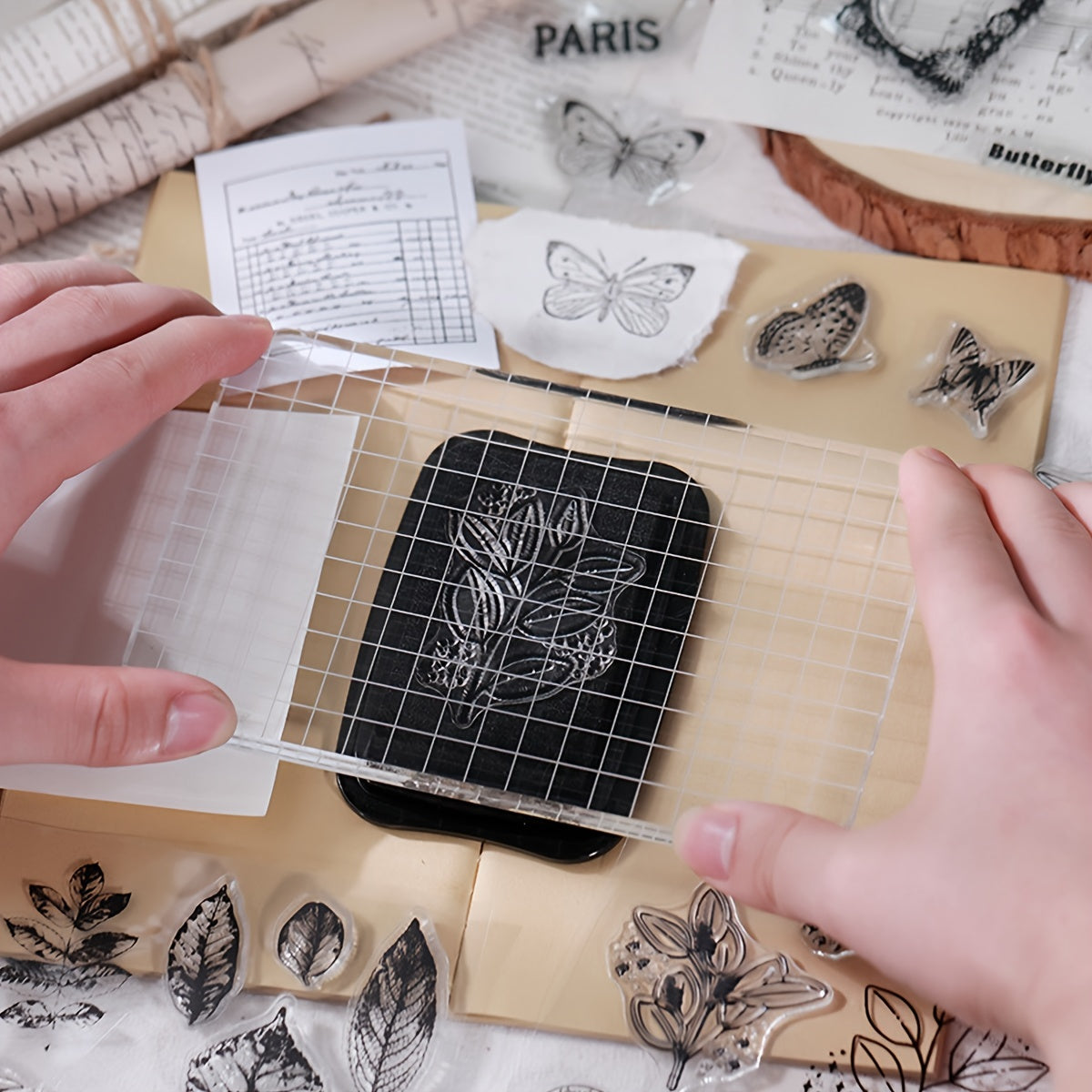 Butterfly Silicone Transparent Stamp for Card Making