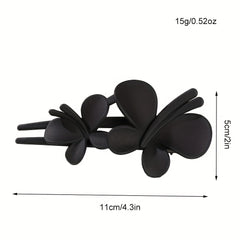 Frosted Butterfly Hair Clip Barrette Large Hairpin for Women Girls