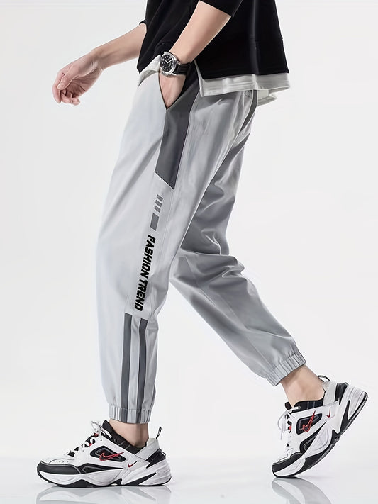 Boy's Letter Graphic Print Jogging Pants for Spring Autumn
