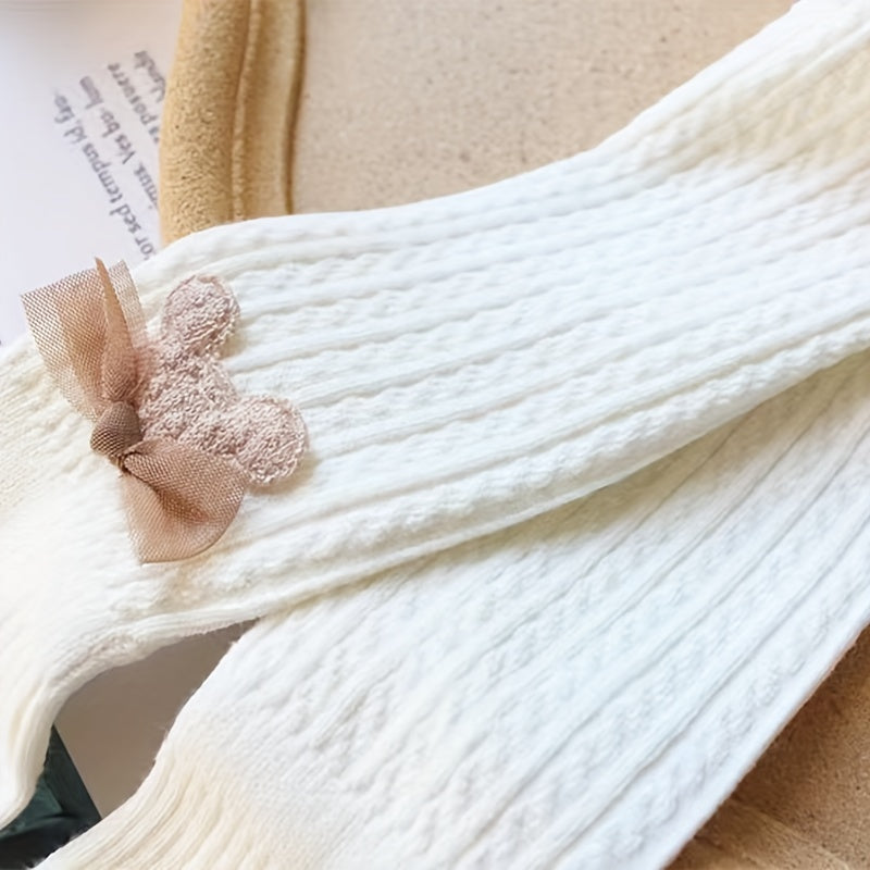 Soft Knitted Pantyhose for Toddler Girls