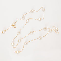 Faux Pearl Bridal Belt Wedding Dress Waist Chain Sash Belt