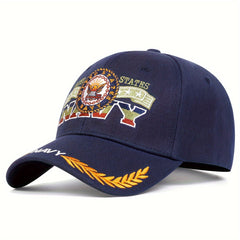 Men's NAVY Eagle Baseball Cap Outdoor Sun Hat Casual Adjustable Hat