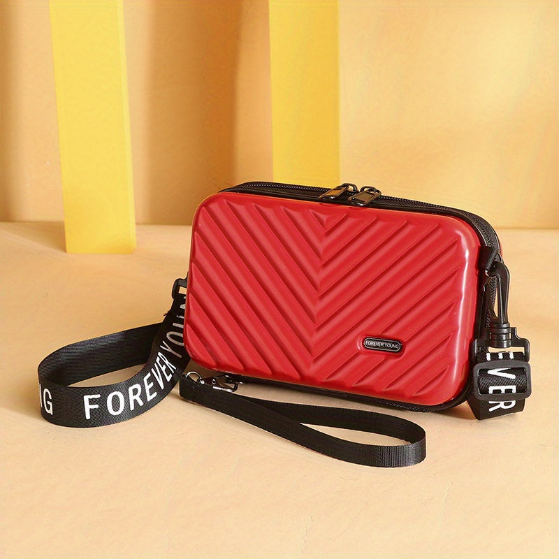Waterproof Geometric Crossbody Bag with Strap Women's Shoulder Handbag