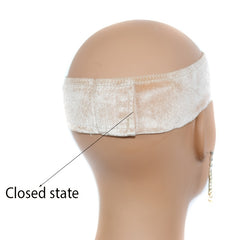 Adjustable Velvet Lace Headband for Wigs