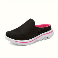 Soft Thick Sole Shock Absorption Woven Slippers Mesh Sandals