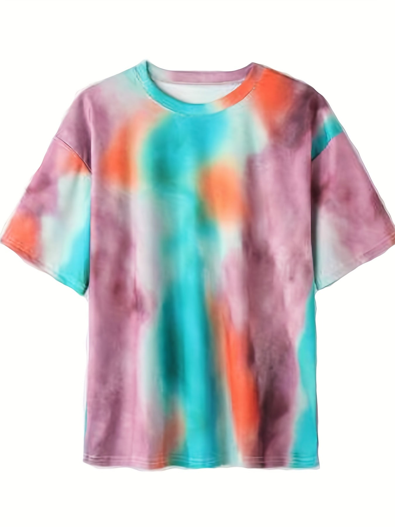  Tie Dye Top & Shorts Set Women's 2 Piece Outfit