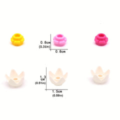 60pcs Flower Building Block Accessories for Lotus Campanula Garden
