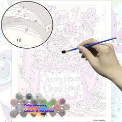 DIY Painting Kit Homemade Chef Mouse for Beginners