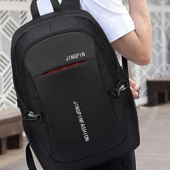 Men's Small Size Canvas Backpack Travel Outdoor Bag Zipper Random