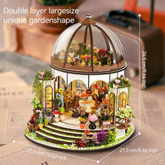 3D Puzzle Mini Garden DIY Dollhouse Model Kit for Teens