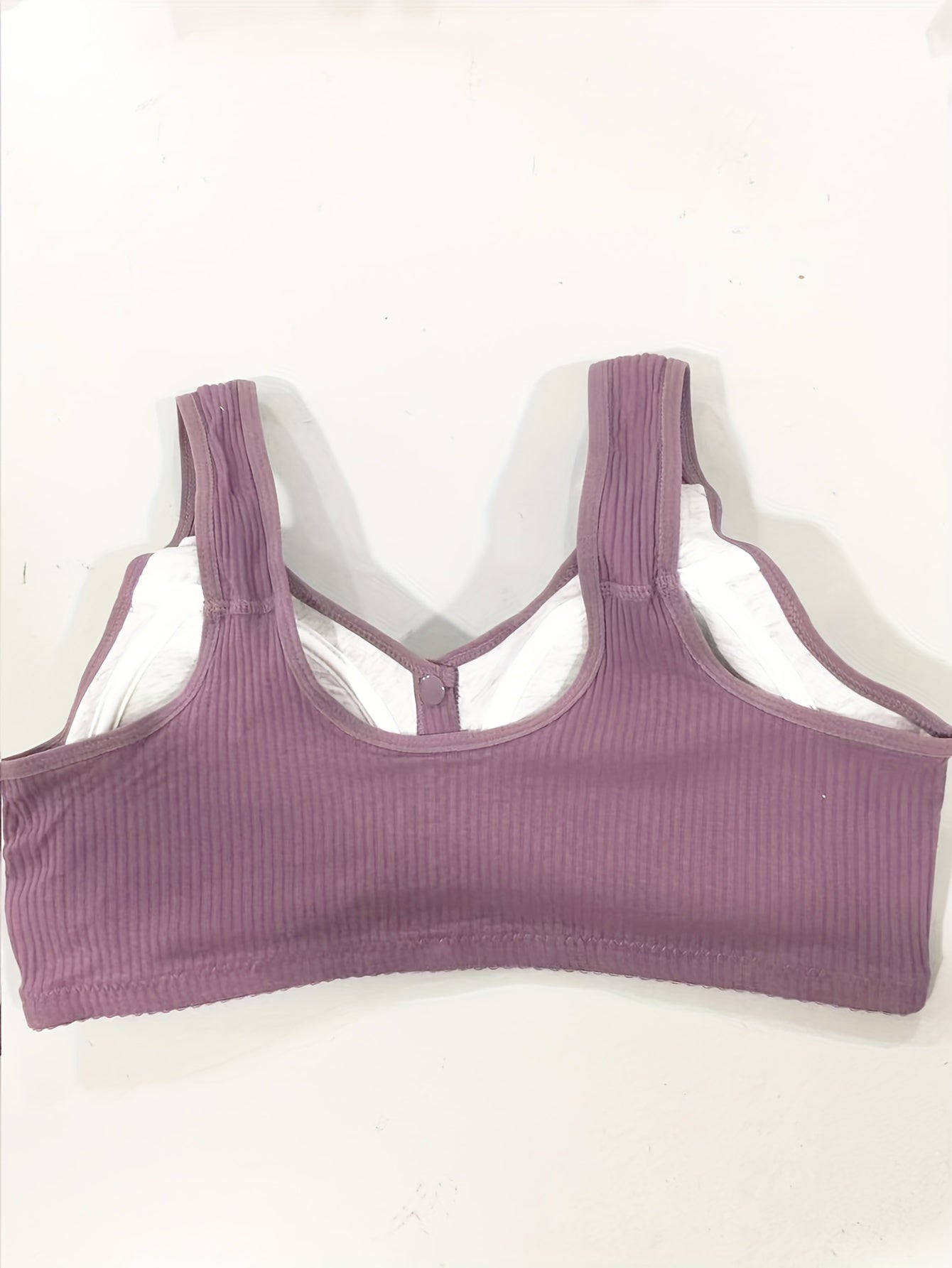 Plus Size Front Closure Wireless Comfort Bralette