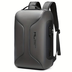 Men's Business Backpack USB Charging Anti Theft Lock Waterproof Bag Travel