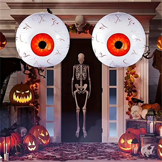 2pcs 55-inch 4D Eye Balloon Halloween Decoration Supplies