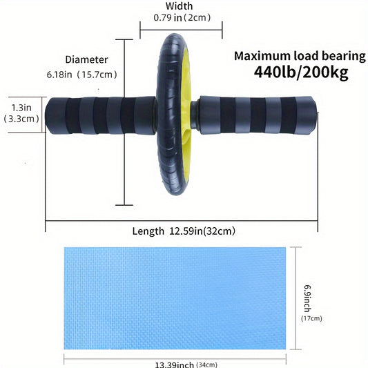 Ab Roller Wheel Abdominal Muscle Trainer 1pc